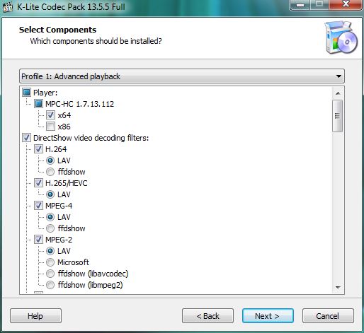 K-lite Codec Pack 6.0.0