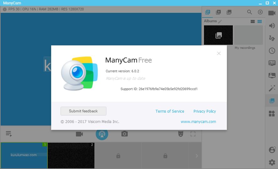 Manycam нет изображения