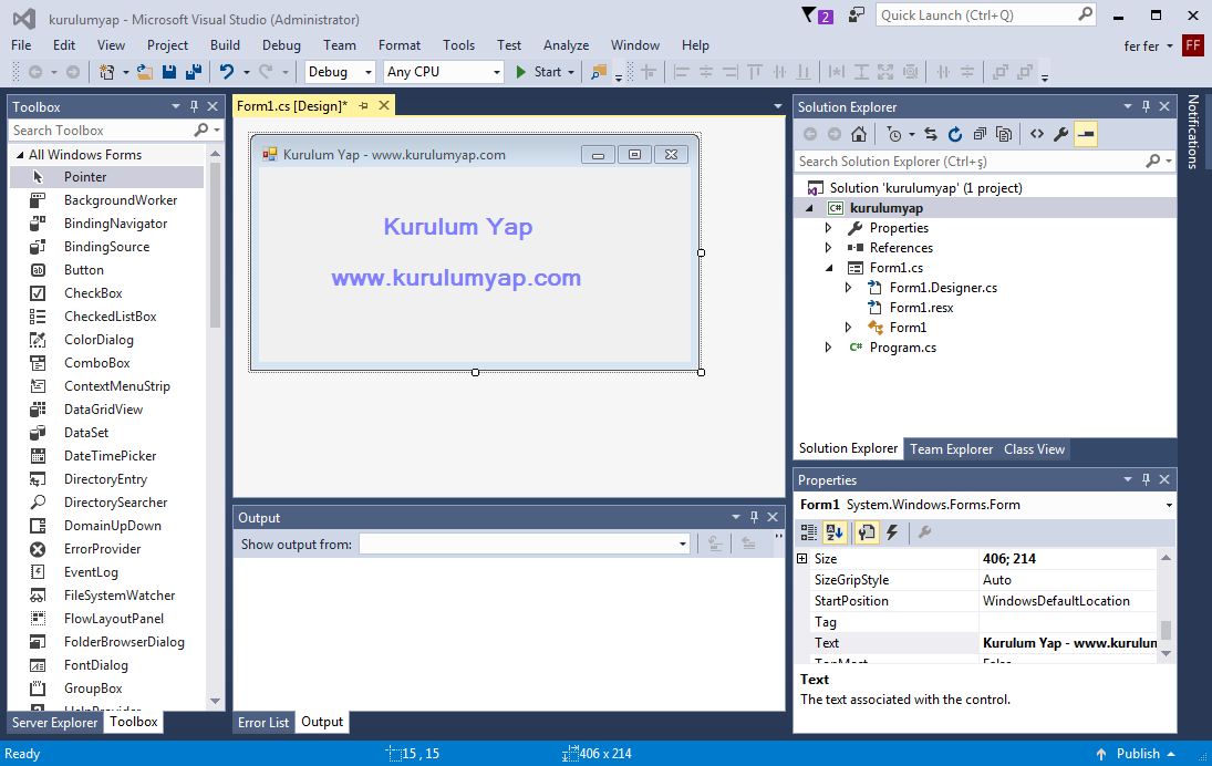 В visual studio как создать пустой проект