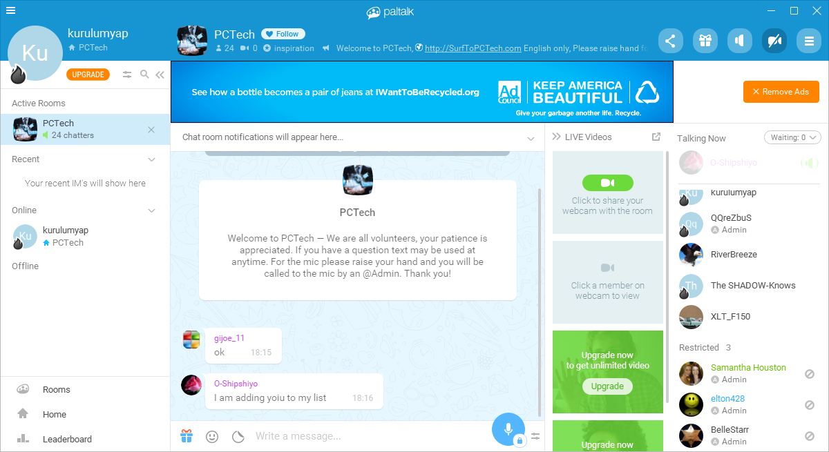 Paltalk community sucks